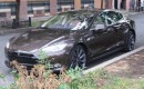 2012 Tesla Model S, brief test drive, New York City, July 2012