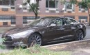2012 Tesla Model S, brief test drive, New York City, July 2012