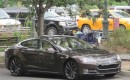 2012 Tesla Model S, brief test drive, New York City, July 2012