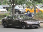 2012 Tesla Model S, brief test drive, New York City, July 2012