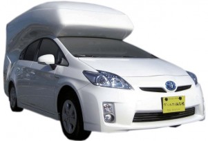 Take One Toyota Prius, Make Less Aerodynamic, Sleep In It