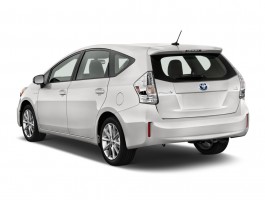 2012 Toyota Prius V 5dr Wagon Five (Natl) Angular Rear Exterior View