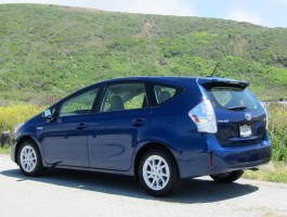 2012 Toyota Prius V station wagon, Half Moon Bay, CA, May 2011
