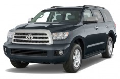 2012 Toyota Sequoia RWD 5.7L Limited (Natl) Angular Front Exterior View