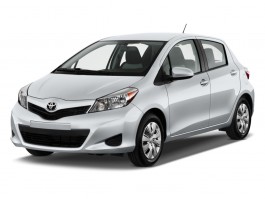2012 Toyota Yaris 5dr LB Auto LE (Natl) Angular Front Exterior View