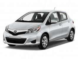2012 Toyota Yaris 5dr LB Auto LE (Natl) Angular Front Exterior View