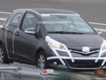 2012 Toyota Yaris three-door spy shots 