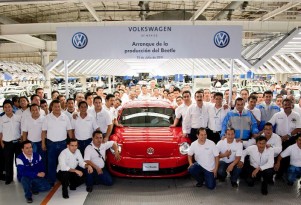2012 Volkswagen Beetle production begins in Mexico