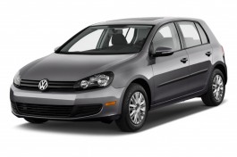 2012 Volkswagen Golf 4-door HB Auto Angular Front Exterior View