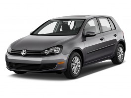 2012 Volkswagen Golf 4-door HB Auto Angular Front Exterior View