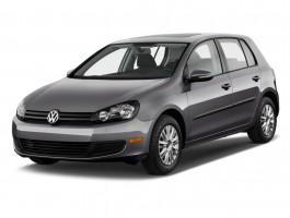 2012 Volkswagen Golf 4-door HB Auto Angular Front Exterior View