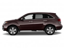 2013 Acura MDX AWD 4-door Tech Pkg Side Exterior View