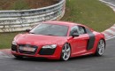 2013 Audi R8 e-tron test mule spy shots