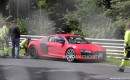 2013 Audi R8 e-tron that crashed at the Nürburgring in July 2012