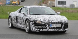 2013 Audi R8 facelift spy shots