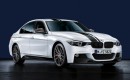 2013 BMW 3-Series fitted with M Performance accessories