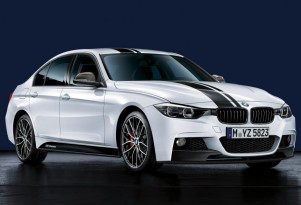 2013 BMW 3-Series fitted with M Performance accessories