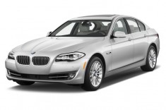 2013 BMW 5-Series 4-door Sedan ActiveHybrid 5 RWD Angular Front Exterior View