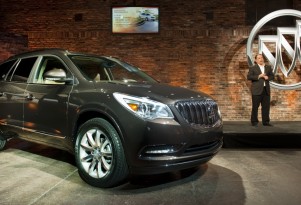 2013 Buick Enclave launch event before New York Auto Show, April 2012