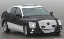 2013 Cadillac ATS spy shots