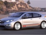 "Chevrolet Volt SS" with aerodynamic wheel covers, conception by artist Rick Feibusch