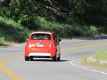 2013 Fiat 500e electric car, Los Angeles drive event, April 2013