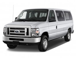 2013 Ford Econoline Wagon E-150 XLT Angular Front Exterior View
