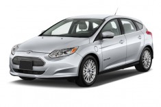 2013 Ford Focus Electric 5dr HB Angular Front Exterior View