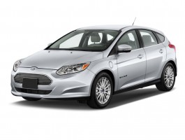 2013 Ford Focus Electric 5dr HB Angular Front Exterior View
