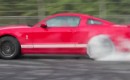 2013 Ford Mustang Shelby GT500 burnout
