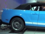 2013 Ford Mustang Shelby GT500 Convertible previewed in Ford's Detroit show stand