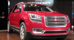 2013 GMC Acadia introduction, Chicago Auto Show, Feb 2012