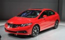 2013 Honda Civic sedan range live photos, 2012 L.A. Auto Show