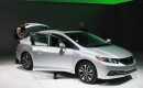 2013 Honda Civic sedan range live photos, 2012 L.A. Auto Show