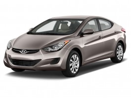 2013 Hyundai Elantra 4-door Sedan Auto GLS (Alabama Plant) Angular Front Exterior View