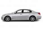 2013 Hyundai Genesis 4-door Sedan V6 3.8L Side Exterior View