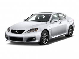 2013 Lexus IS F 4-door Sedan Angular Front Exterior View