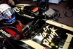 2013 Lotus F1 car with the Daft Punk logo