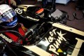 2013 Lotus F1 car with the Daft Punk logo