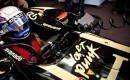 2013 Lotus F1 car with the Daft Punk logo