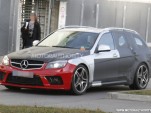 2013 Mercedes-Benz C 63 AMG Black Series wagon spy shots