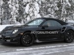 2013 Porsche 911 Turbo Cabriolet spy shots