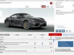 2014 Porsche Cayman S Configurator