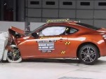 2013 Scion FR-S in IIHS crash testing