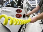 2013 smart fortwo electric drive on the production line