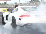 2013 SRT Viper at the drag strip