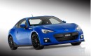 2013 Subaru BRZ fitted with STI upgrades