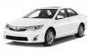 2013 Toyota Camry Hybrid 4-door Sedan XLE (Natl) Angular Front Exterior View