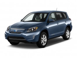 2013 Toyota RAV4 EV FWD 4-door Angular Front Exterior View