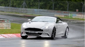 2014 Aston Martin Vanquish Volante spy shots
